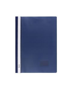 Skoroszyt Bantex PP A4 z wąsami standard granatowy