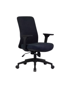 Fotel Obrotowy Q744 Czarny