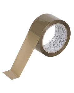 Taśma pakowa Q-CONNECT 48 mm x 66 y (60 m) brązowa akrylowa 25 mic 1 sztuka