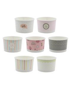 Kubek papierowy do lod&oacute;w Pastel 350 ml 30 szt.