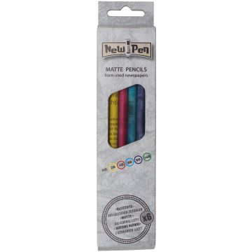 Matowe ołówki New Pen 6 sztuk