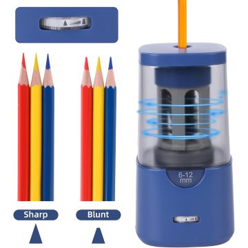 Elektryczna temperówka do ołówków z automatycznym zatrzymaniem łatwa w użyciu dla dzieci