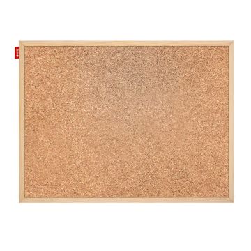 Tablica korkowa MEMOBE, rama drewniana, 80x60 cm
