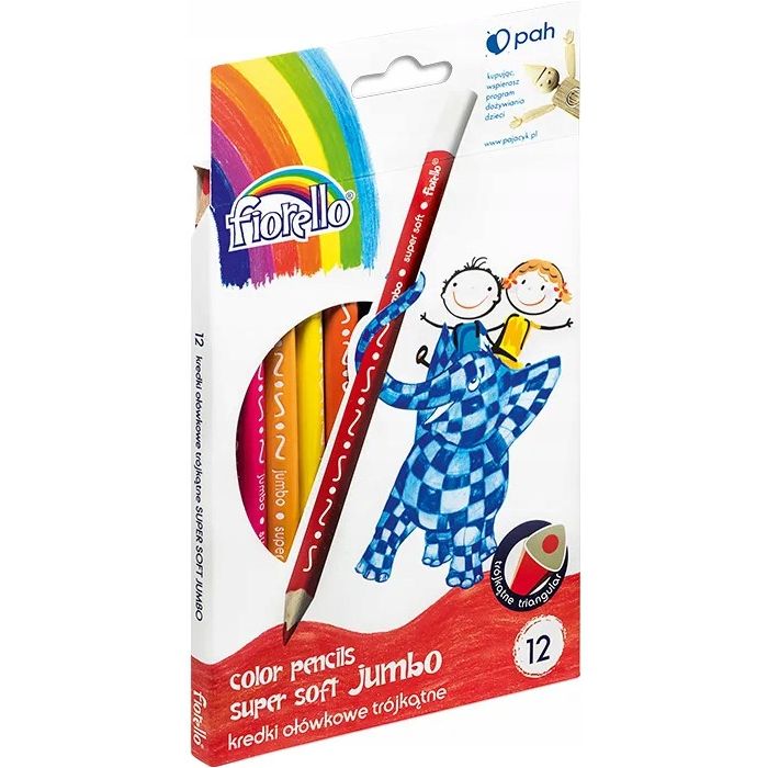 Kredki\u0020Grafionowe\u0020FIORELLO\u0020JUMBO\u0020Super\u0020Soft\u002012\u0020Kolor\u00F3w\u0020Tr\u00F3jk\u0105tne\u0020\u002D\u0020zdj\u0119cie\u00201
