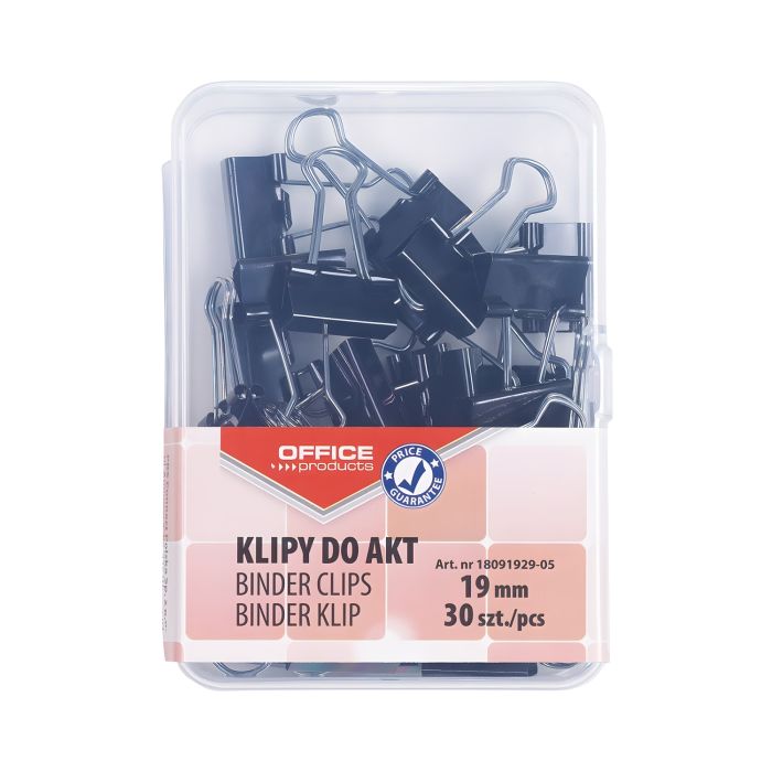 Klip\u0020do\u0020dokument\u00F3w\u0020metalowy\u0020OFFICE\u0020PRODUCTS\u002019mm\u0020czarny\u002030\u0020sztuk\u0020w\u0020pude\u0142ku\u0020\u002D\u0020zdj\u0119cie\u00201