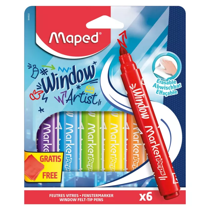 Flamastry\u0020do\u0020szyb\u0020Window\u0020Artist\u00206\u0020kolor\u00F3w\u0020ze\u0020szmatk\u0105\u0020\u002D\u0020zdj\u0119cie\u00201