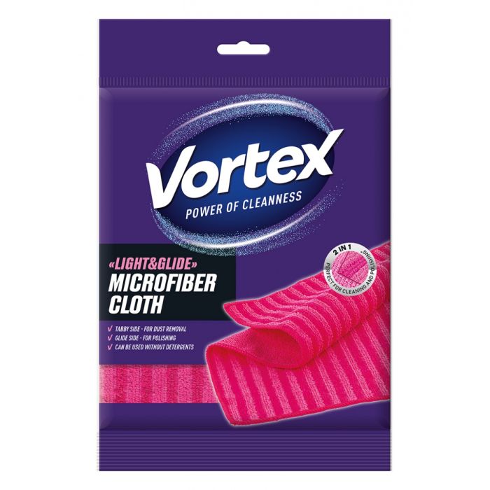 \u015Aciereczka\u0020z\u0020mikrofibry\u0020VORTEX\u0020Light\u0026Glide\u0020r\u00F3\u017Cowa\u0020do\u0020czyszczenia\u0020powierzchni\u0020\u002D\u0020zdj\u0119cie\u00201