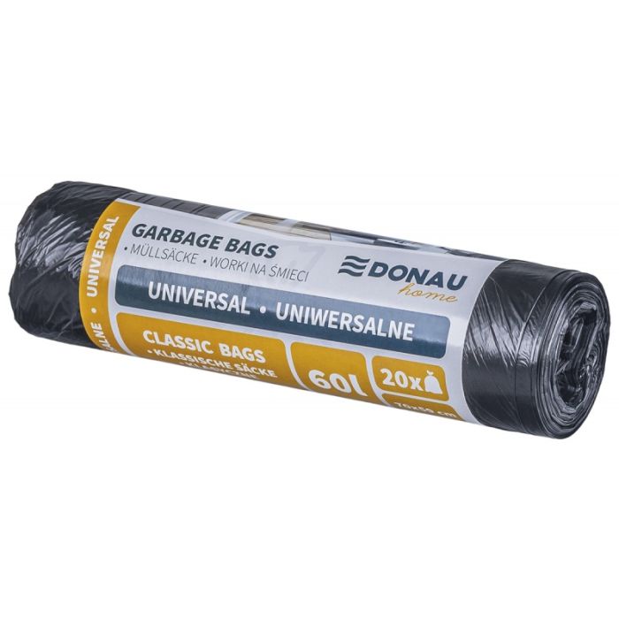 Worki\u0020na\u0020\u015Bmieci\u0020DONAU\u0020HOME,\u0020uniwersalne,\u002060l,\u002020\u0020szt.,\u0020czarne\u0020\u002D\u0020zdj\u0119cie\u00201