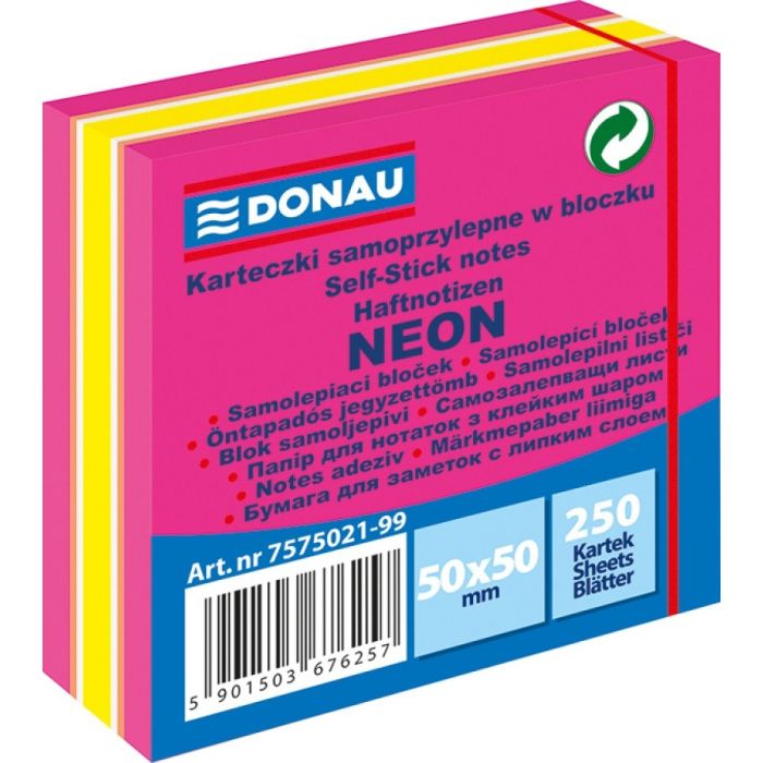 Mini\u0020kostka\u0020samoprzylepna\u0020DONAU,\u002050x50mm,\u00201x250\u0020kart.,\u0020neon\u002Dpastel,\u0020mix\u0020r\u00F3\u017Cowy\u0020\u002D\u0020zdj\u0119cie\u00201