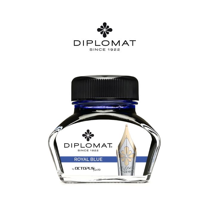 Atrament\u0020do\u0020pi\u00F3r\u0020wiecznych\u0020DIPLOMAT\u0020w\u0020ka\u0142amarzu\u002030\u0020ml\u0020royal\u0020blue\u0020\u002D\u0020zdj\u0119cie\u00201
