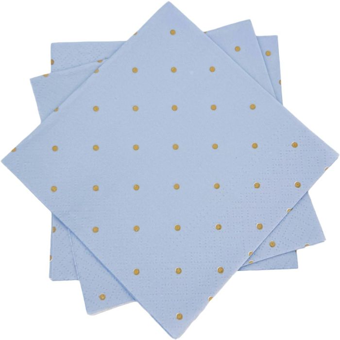 Serwetki\u0020Papierowe\u0020Tr\u00F3jwarstwowe\u0020PAW\u0020Golden\u0020Dots\u0020Jasnoniebieskie\u002033x33\u0020cm\u002020\u0020sztuk\u0020\u002D\u0020zdj\u0119cie\u00201