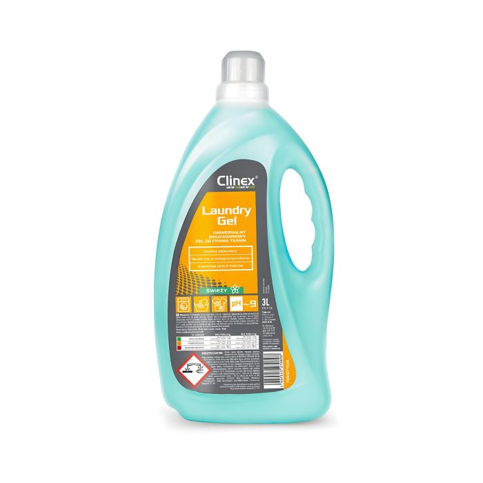 Profesjonalny\u0020\u017Bel\u0020do\u0020Prania\u0020CLINEX\u0020Laundry\u0020Gel\u0020Fresh\u00203l\u0020do\u0020Bielizny\u0020i\u0020Tekstyli\u00F3w\u0020\u002D\u0020zdj\u0119cie\u00201