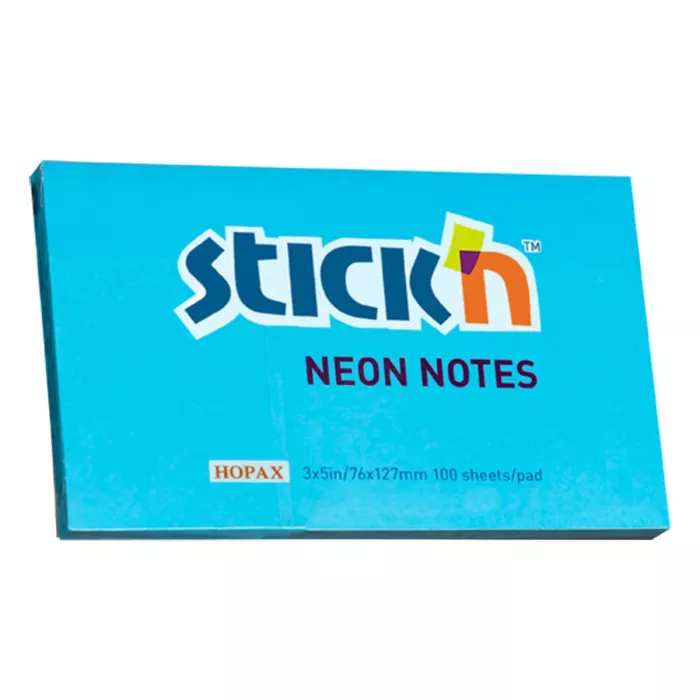 Notes\u0020samoprzylepny\u0020127x76mm\u0020niebieski\u0020neon\u0020\u002D\u0020zdj\u0119cie\u00201
