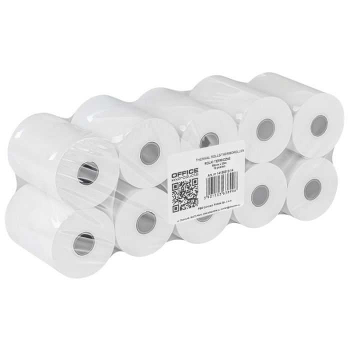 Rolki\u0020termiczne\u0020OFFICE\u0020PRODUCTS,\u002060mm\u0020x\u002030m,\u0020gr.\u002048\u0020\u002B\u002F\u002D\u00206,\u002010\u0020szt.,\u0020bia\u0142e\u0020\u002D\u0020zdj\u0119cie\u00201