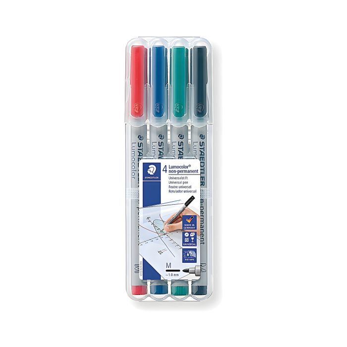 Foliopis\u0020Zmywalny\u0020Staedtler\u0020Lumocolor,\u0020M,\u00204\u0020Kolory\u0020\u002D\u0020zdj\u0119cie\u00201