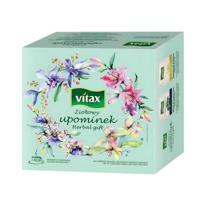 Herbata\u0020zio\u0142owa\u0020VITAX\u0020w\u0020saszetkach,\u0020upominkowy\u0020zestaw\u002040\u0020torebek\u0020na\u0020prezent\u0020\u002D\u0020zdj\u0119cie\u00201