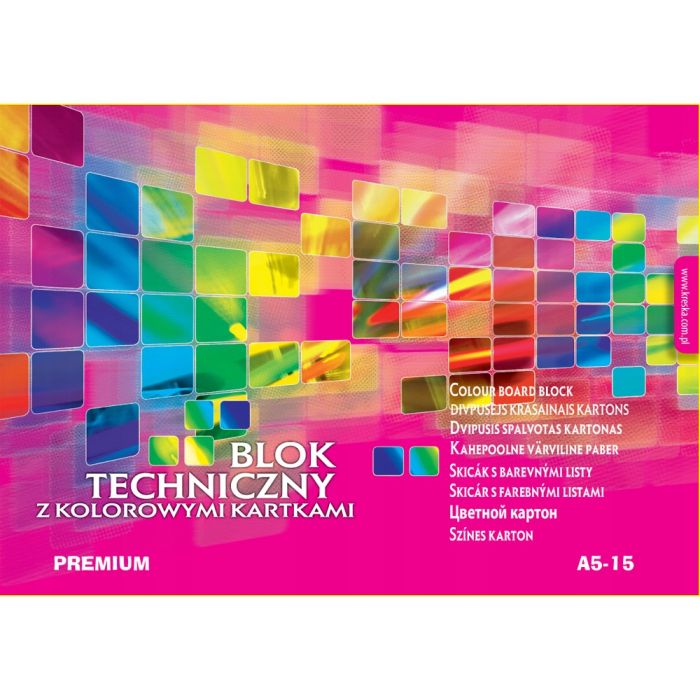 Blok\u0020Techniczny\u0020Kolorowy\u0020A5\u0020PREMIUM\u0020KRESKA\u002015\u0020kartek\u0020170g\u0020\u002D\u0020zdj\u0119cie\u00201