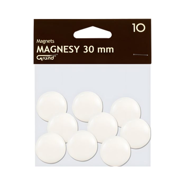 Magnes\u002030mm\u0020GRAND,\u0020bia\u0142y,\u002010\u0020sztuk\u0020\u002D\u0020zdj\u0119cie\u00201