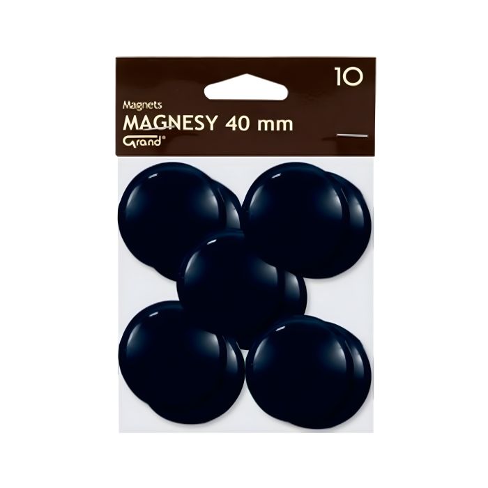 Magnes\u002040mm\u0020GRAND,\u0020czarny,\u002010\u0020sztuk\u0020\u002D\u0020zdj\u0119cie\u00201