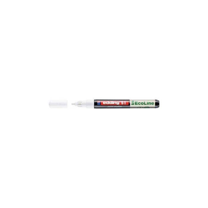 Marker\u0020olejowy\u0020na\u0020bazie\u0020wody\u0020Edding\u0020EcoLine\u0020e\u002D51,\u00201\u002D2\u0020mm,\u0020bia\u0142y\u0020\u002D\u0020zdj\u0119cie\u00201