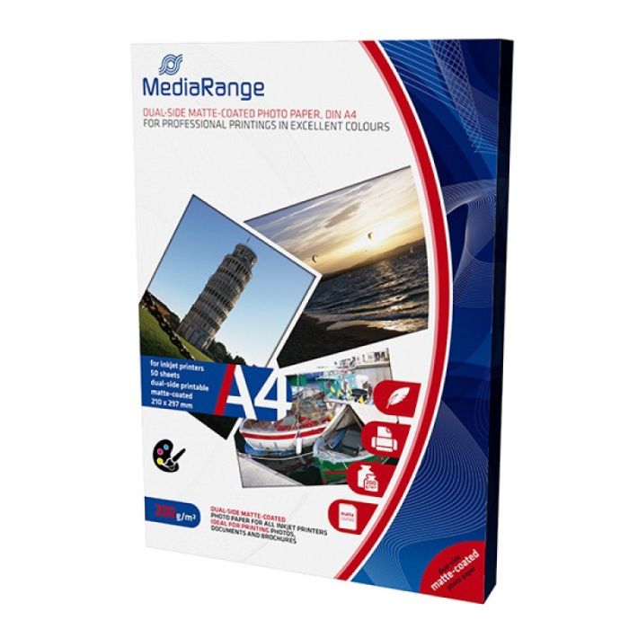 Papier\u0020fotograficzny\u0020MEDIARANGE,\u0020A4,\u0020200gsm,\u0020matowy,\u002050ark.\u0020\u002D\u0020zdj\u0119cie\u00201