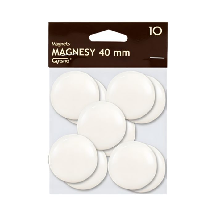 Magnes\u002040mm\u0020GRAND,\u0020bia\u0142y,\u002010\u0020sztuk\u0020\u002D\u0020zdj\u0119cie\u00201