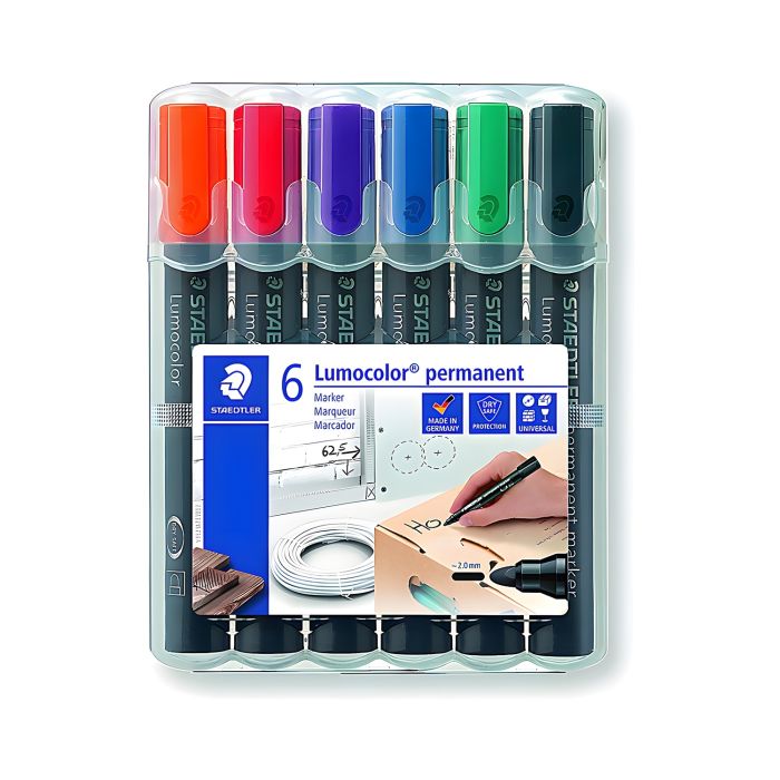 Marker\u0020Wodoodporny\u0020Staedtler\u0020Lumocolor,\u0020okr\u0105g\u0142y,\u00206\u0020kolor\u00F3w\u0020\u002D\u0020zdj\u0119cie\u00201