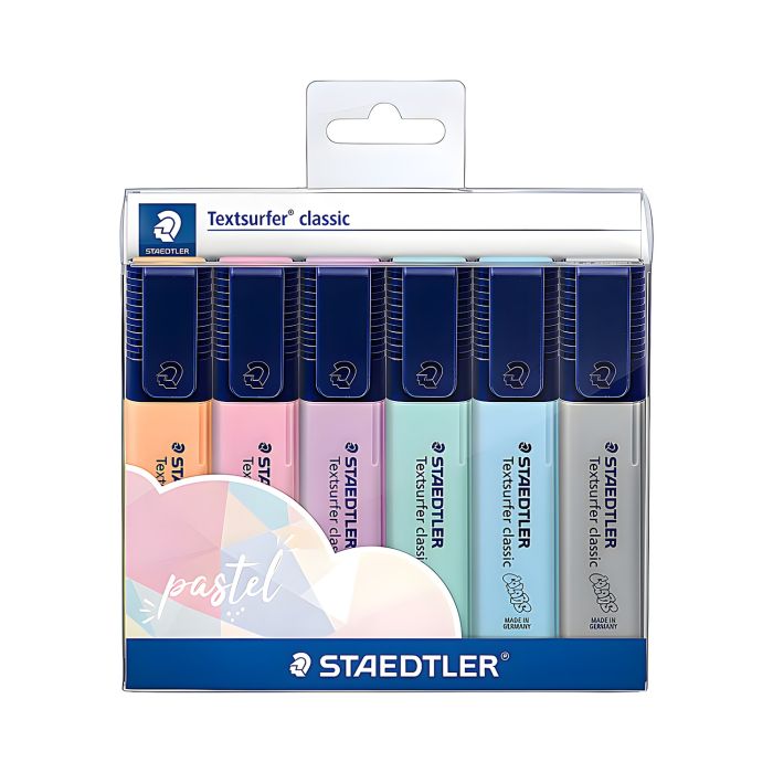 Zakre\u015Blacz\u0020Staedtler\u0020Textsurfer\u0020Classic\u0020pastel,\u00206\u0020kolor\u00F3w\u0020\u002D\u0020zdj\u0119cie\u00201
