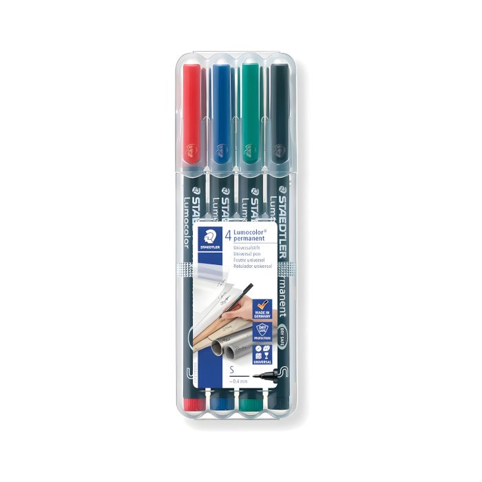 Foliopis\u0020Zmywalny\u0020Staedtler\u0020Lumocolor,\u0020S,\u00204\u0020Kolory\u0020\u002D\u0020zdj\u0119cie\u00201
