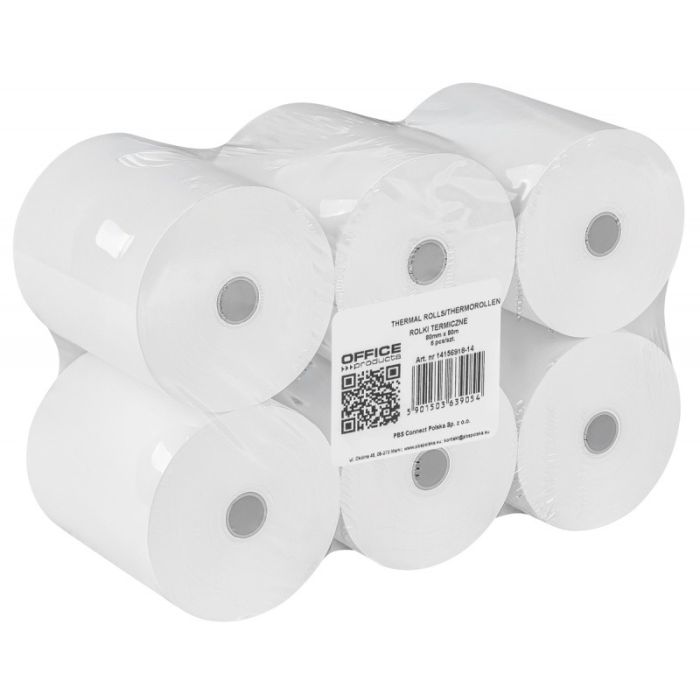 Rolki\u0020termiczne\u0020OFFICE\u0020PRODUCTS,\u002080mm\u0020x\u002080m,\u0020gr.\u002048\u0020\u002B\u002F\u002D\u00206,\u00206\u0020szt.,\u0020bia\u0142e\u0020\u002D\u0020zdj\u0119cie\u00201