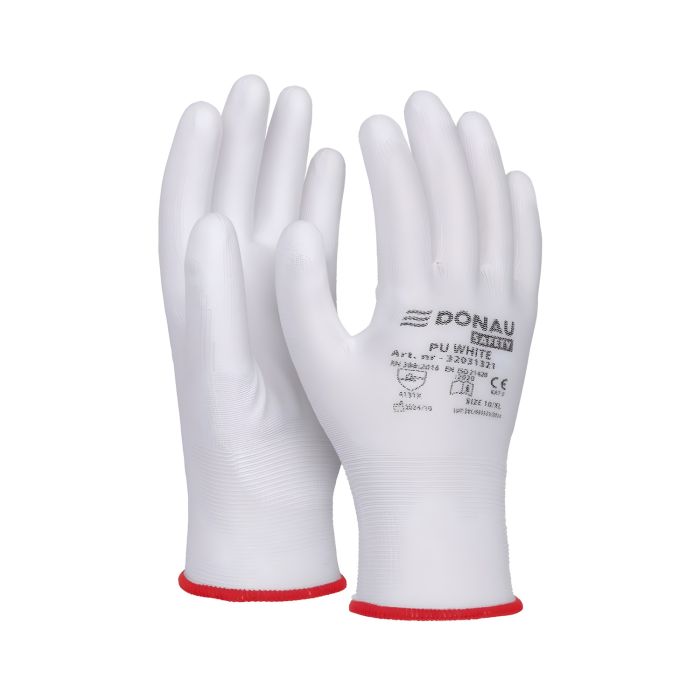 R\u0119kawice\u0020ochronne\u0020DONAU\u0020SAFETY\u0020PU\u0020White\u0020kat.\u0020II\u0020rozmiar\u00206\u0020bia\u0142e\u0020\u002D\u0020zdj\u0119cie\u00201