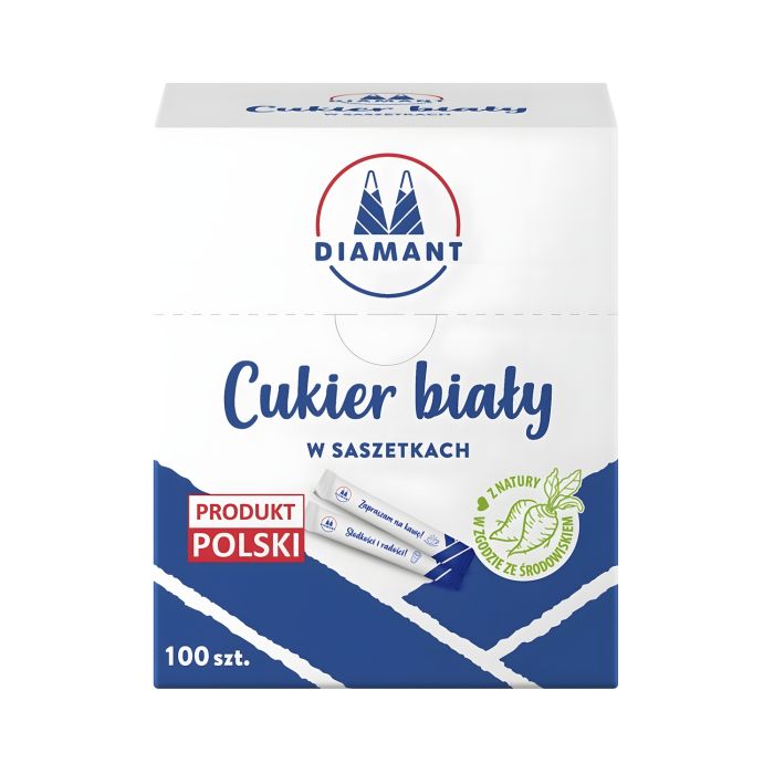 Cukier\u0020bia\u0142y\u0020w\u0020saszetkach\u0020Diamant,\u0020porcjowany,\u00205g,\u0020opakowanie\u0020100\u0020sztuk\u0020\u002D\u0020zdj\u0119cie\u00201