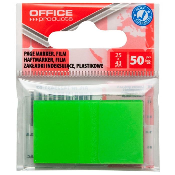Zak\u0142adki\u0020indeksuj\u0105ce\u0020OFFICE\u0020PRODUCTS,\u0020PP,\u002025x43mm,\u00201x50\u0020kart.,\u0020zawieszka,\u0020zielone\u0020\u002D\u0020zdj\u0119cie\u00201