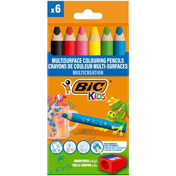 Kredki\u0020Wielopowierzchniowe\u0020BIC\u0020Kids\u0020Multisurface\u00206\u0020Kolor\u00F3w\u0020z\u0020Temper\u00F3wk\u0105\u0020\u002D\u0020zdj\u0119cie\u00201