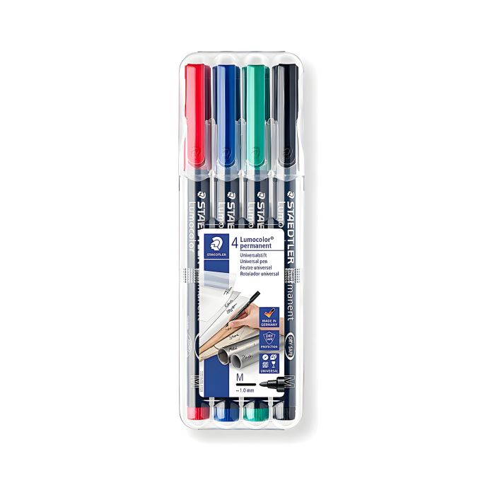 Foliopis\u0020Wodoodporny\u0020Staedtler\u0020Lumocolor,\u0020M,\u00204\u0020Kolory\u0020\u002D\u0020zdj\u0119cie\u00201