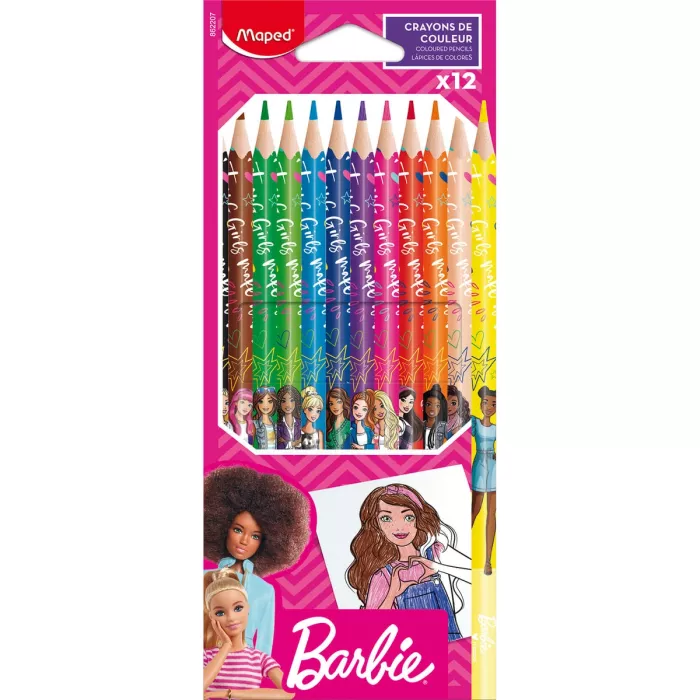 Kredki\u0020O\u0142\u00F3wkowe\u0020Maped\u0020Barbie\u0020Zestaw\u002012\u0020sztuk\u0020\u002D\u0020zdj\u0119cie\u00201