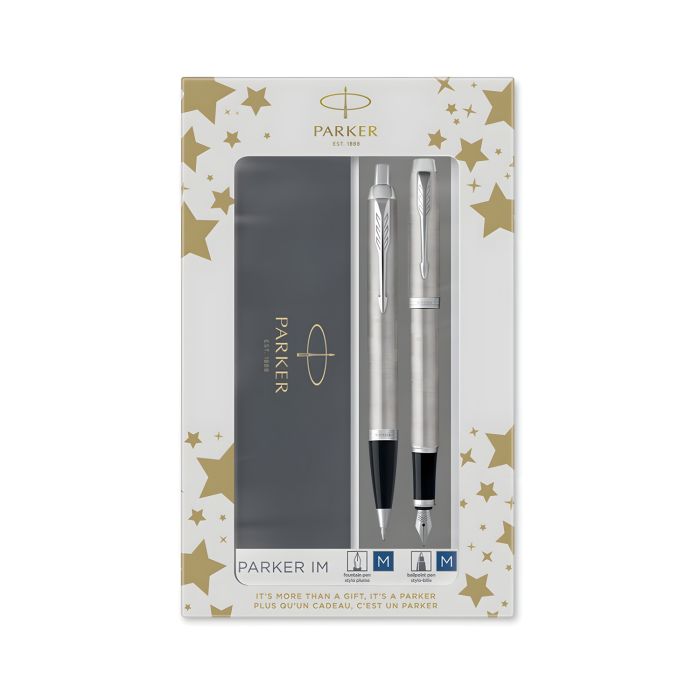 Zestaw\u0020pi\u00F3ro\u0020wieczne\u0020\u002B\u0020d\u0142ugopis\u0020Parker\u0020Im\u0020stainless\u0020steel\u00200,7\u0020mm\u0020\u002D\u0020zdj\u0119cie\u00201
