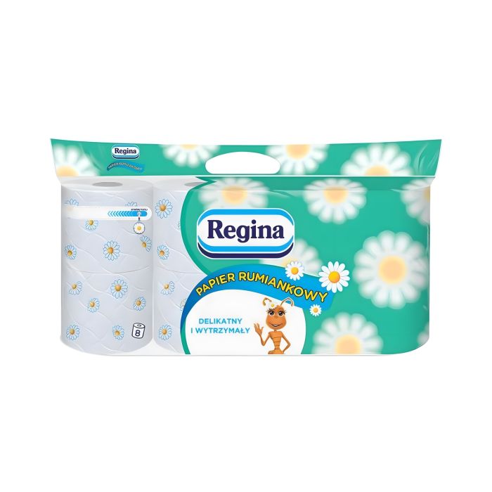 Regina\u0020papier\u0020toaletowy,\u00203\u002Dwarstwowy,\u0020rumiankowy,\u0020bia\u0142y,\u0020celuloza,\u00208\u0020rolek,\u0020mi\u0119kki,\u0020zapach\u0020rumianku\u0020\u002D\u0020zdj\u0119cie\u00201
