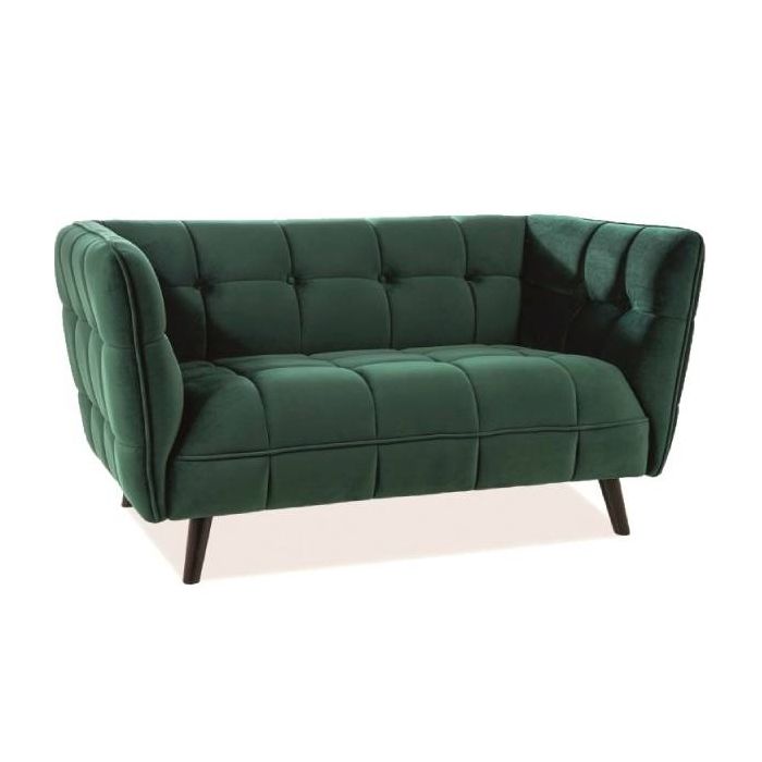 Sofa\u00202\u002Dosobowa\u0020Velvet\u0020zielona\u0020na\u0020n\u00F3\u017Ckach\u0020Wenge\u0020Castello\u0020Signal\u0020\u002D\u0020zdj\u0119cie\u00201