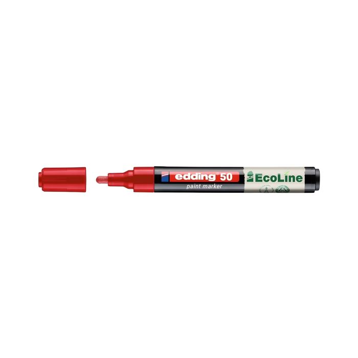 Marker\u0020olejowy\u0020na\u0020bazie\u0020wody\u0020Edding\u0020EcoLine\u0020E\u002D50\u00202\u002D3\u0020mm\u0020czerwony\u0020\u002D\u0020zdj\u0119cie\u00201