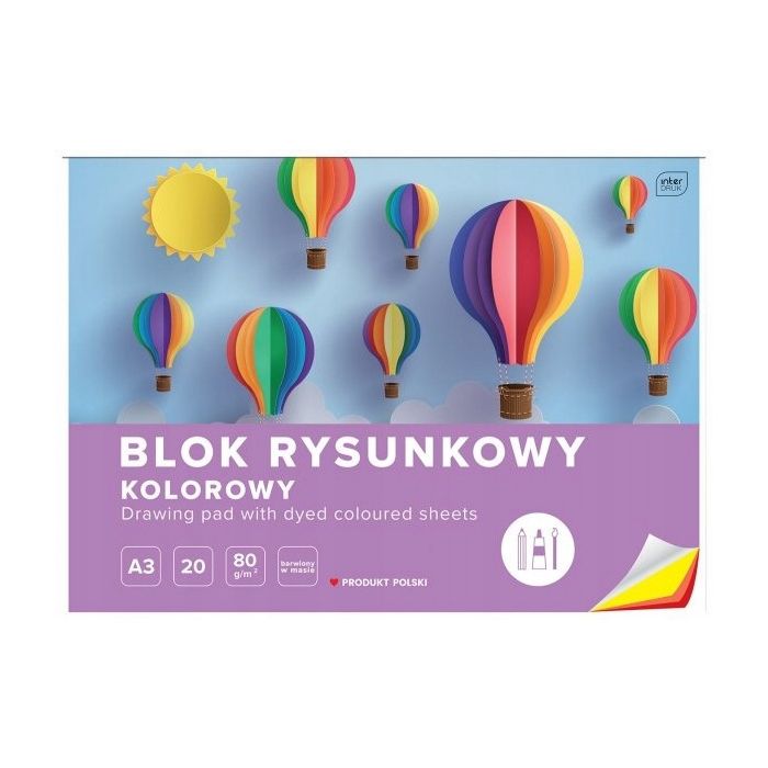 Blok\u0020Rysunkowy\u0020Kolorowy\u0020A3\u002020\u0020kartek\u0020INTERDRUK\u0020\u002D\u0020zdj\u0119cie\u00201