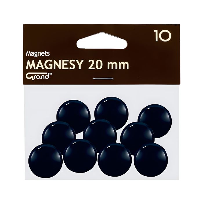Magnes\u002020mm\u0020GRAND,\u0020czarny,\u002010\u0020sztuk\u0020\u002D\u0020zdj\u0119cie\u00201