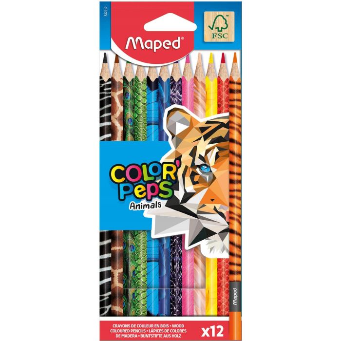 Kredki\u0020Ol\u00F3wkowe\u0020Maped\u0020Color\u0027Peps\u0020Animals\u0020tr\u00F3jk\u0105tne\u002012\u0020sztuk\u0020\u002D\u0020zdj\u0119cie\u00201