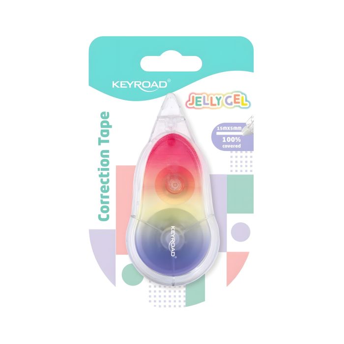 Korektor\u0020w\u0020ta\u015Bmie\u0020KEYROAD\u0020Jelly\u0020Gel\u002015\u0020m\u0020x\u00205\u0020mm\u0020mix\u0020kolor\u00F3w\u0020blister\u0020\u002D\u0020zdj\u0119cie\u00201