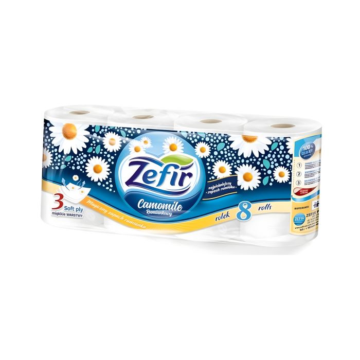 Papier\u0020toaletowy\u0020Zefir\u0020Rumianek,\u0020bia\u0142y,\u00203\u002Dwarstwowy,\u00208\u0020rolek,\u0020144m,\u0020z\u0020rumiankiem\u0020\u002D\u0020zdj\u0119cie\u00201