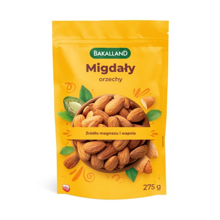 Migda\u0142y\u0020\u0142uskane\u0020BAKALLAND,\u0020naturalne\u0020orzechy,\u0020opakowanie\u0020275g\u0020\u002D\u0020zdj\u0119cie\u00201