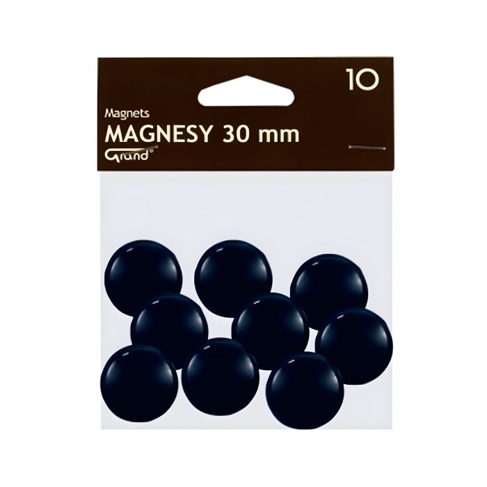 Magnes\u002030mm\u0020GRAND,\u0020czarny,\u002010\u0020sztuk\u0020\u002D\u0020zdj\u0119cie\u00201