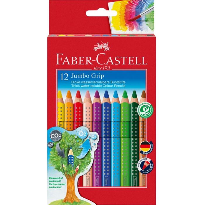 Kredki\u0020O\u0142\u00F3wkowe\u0020JUMBO\u0020GRIP\u0020Faber\u002DCastell\u002012\u0020Kolor\u00F3w\u0020\u002D\u0020zdj\u0119cie\u00201