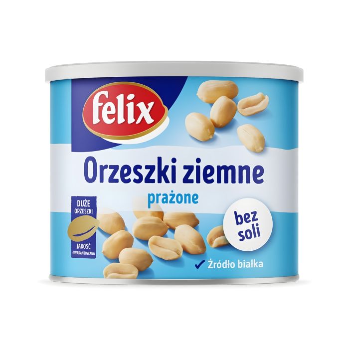 Orzeszki\u0020ziemne\u0020pra\u017Cone\u0020FELIX\u0020bez\u0020soli\u0020w\u0020puszce\u0020140g\u0020opakowanie\u0020pojedyncze\u0020\u002D\u0020zdj\u0119cie\u00201