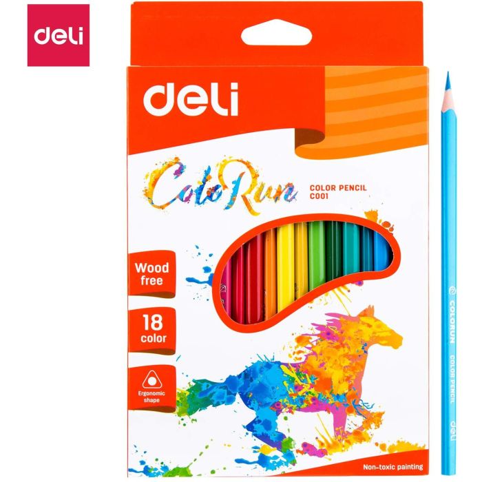 Kredki\u0020O\u0142\u00F3wkowe\u0020Bezdrzewne\u0020COLORUN\u0020DELI\u002018\u0020Kolor\u00F3w\u0020Tr\u00F3jk\u0105tne\u0020\u002D\u0020zdj\u0119cie\u00201